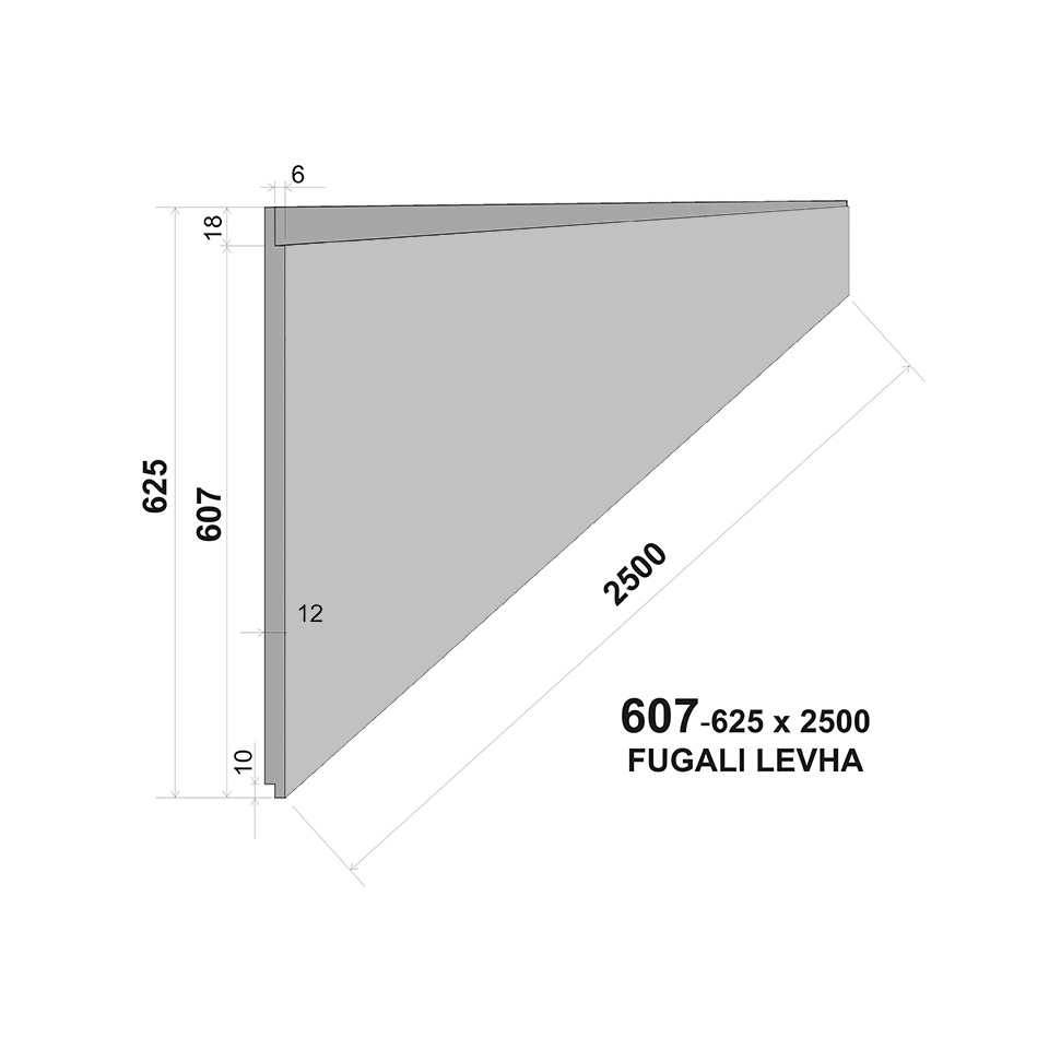 Hekimboard Doğal Taş Desenli Fugalı Levha